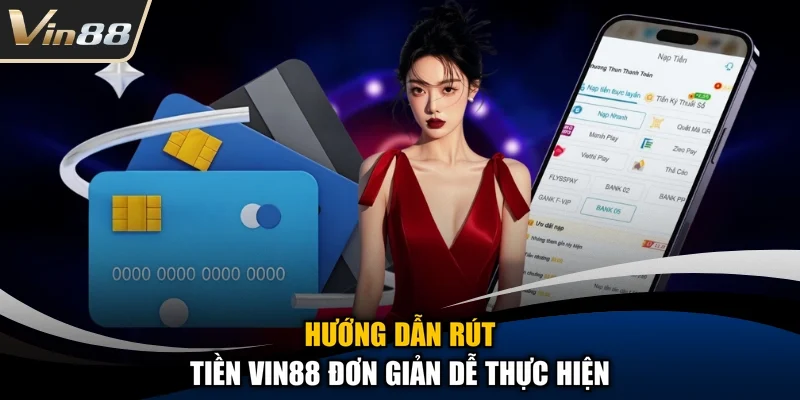 Hướng dẫn rút tiền Vin88 đơn giản dễ thực hiện